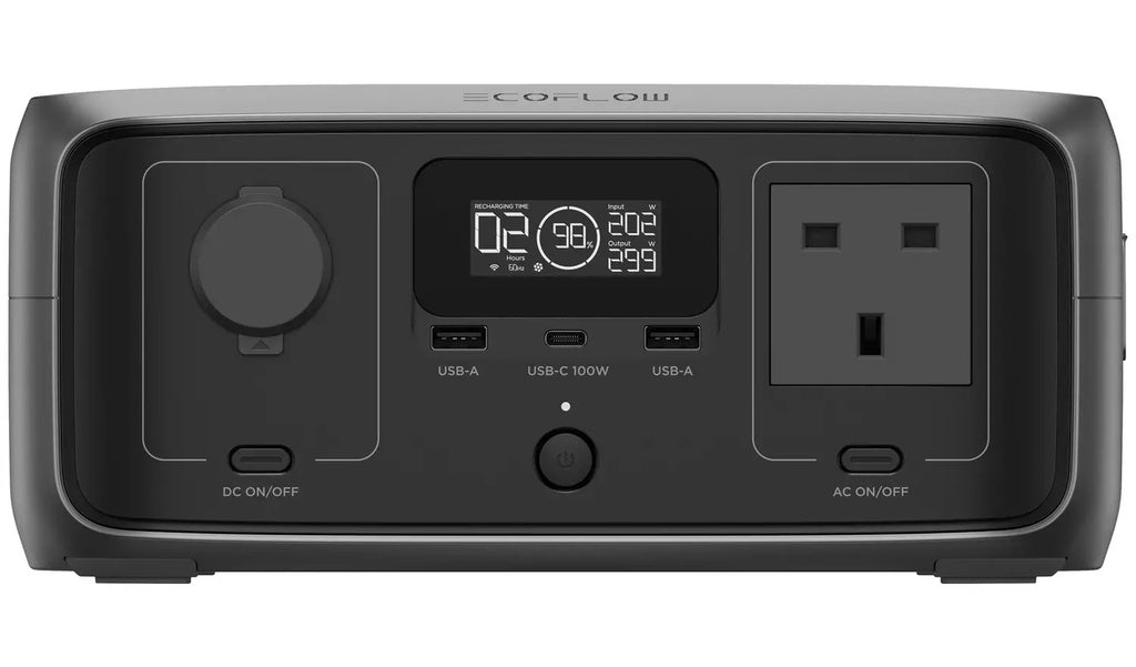 EcoFlow RIVER 3 Portable Power Station 245Wh capacity, 300W rated output, X-Boost up to 600W EcoFlow RIVER 3 Portable Power Station 245Wh capacity, 300W rated output, X-Boost up to 600W
